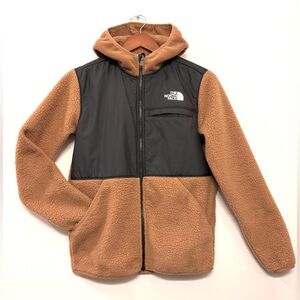 The North Face Sherpa Hoodie Warm Jacket Soft Full Zipper Boys Size XL(14/16)
